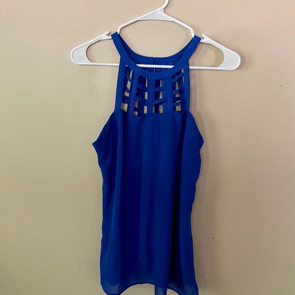 Blue tank tops